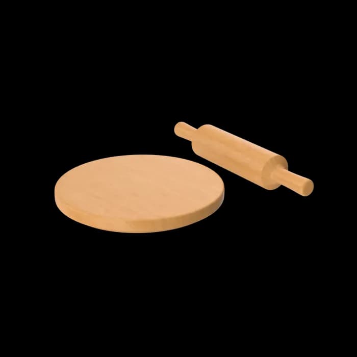 Wooden Rolling Pin - Rose
