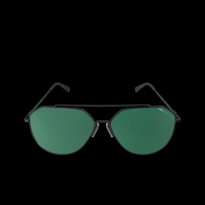 Green and Black Glasses