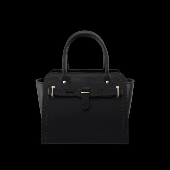 Women Handbag Black - Ivory