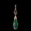 Green Crystal Earring - Ivory thumbnail 1