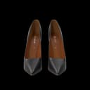 Black & Brown Slipper - Teal thumbnail 1